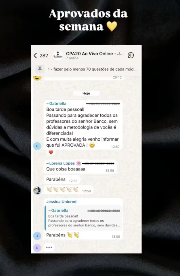 Print de aprovação 10